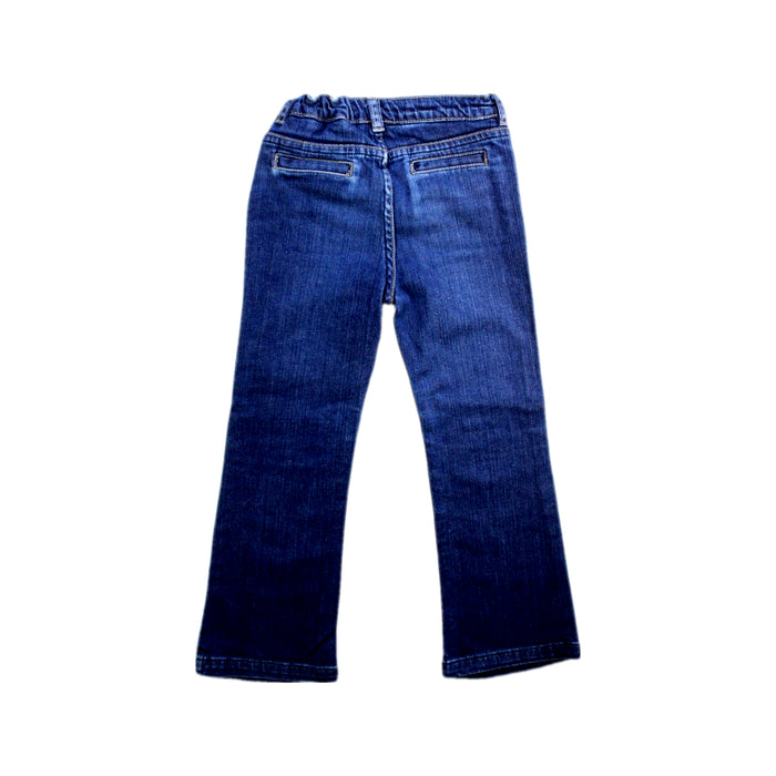 A Blue Jeans from Jacadi in size 6T for girl. (Back View)
