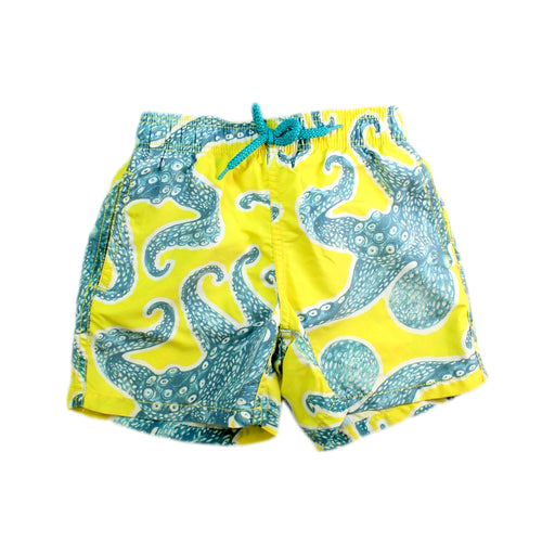 A Yellow Swim Shorts from Vilebrequin in size 6T for boy. (Front View)
