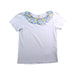 A White Short Sleeve Tops from Cyrillus in size 8Y for girl. (Front View)