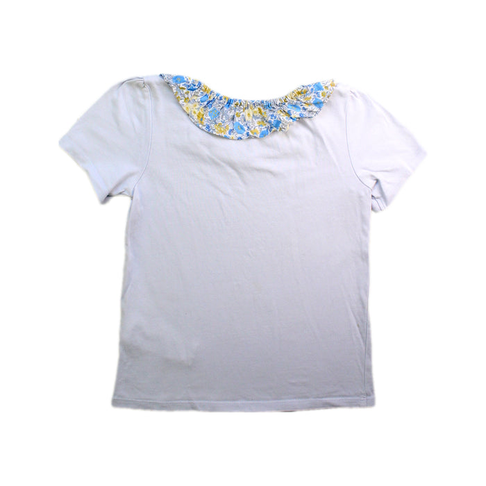 A White Short Sleeve Tops from Cyrillus in size 8Y for girl. (Back View)