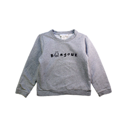 A Grey Crewneck Sweatshirts from Jacadi in size 6T for neutral. (Front View)