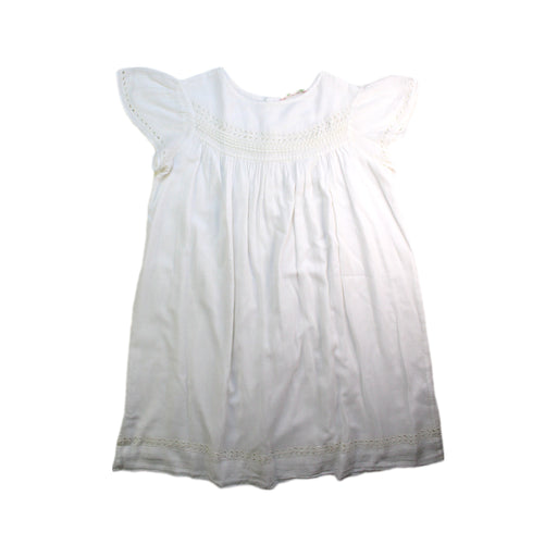 A White Short Sleeve Dresses from Bonpoint in size 8Y for girl. (Front View)
