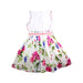 A Pink Sleeveless Dresses from Monnalisa in size 8Y for girl. (Back View)