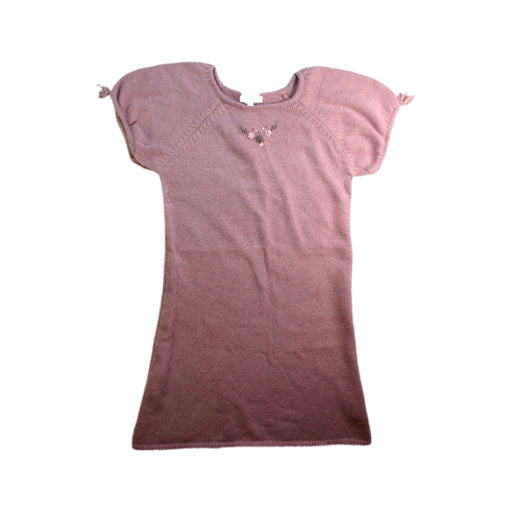 A Pink Sweater Dresses from Jacadi in size 8Y for girl. (Front View)