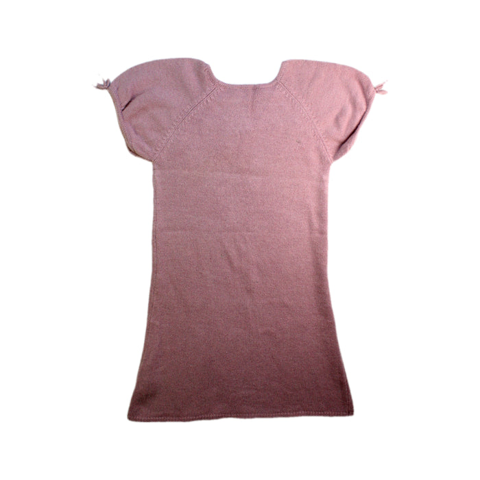 A Pink Sweater Dresses from Jacadi in size 8Y for girl. (Back View)