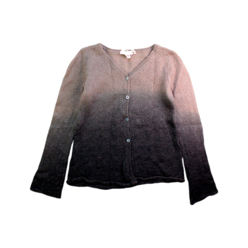 A Grey Cardigans from Bonpoint in size 8Y for girl. (Front View)
