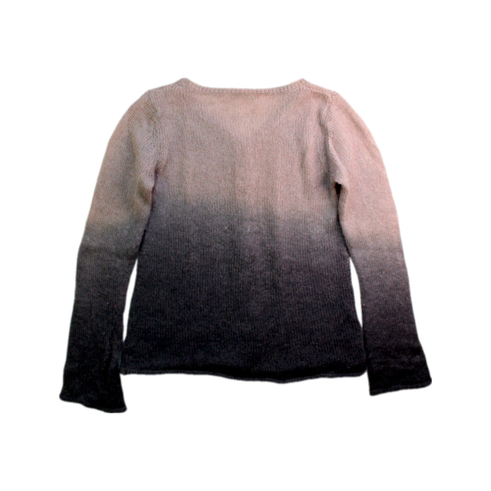 A Grey Cardigans from Bonpoint in size 8Y for girl. (Back View)