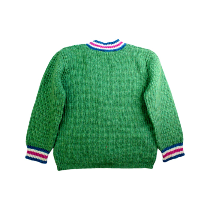 A Green Cardigans from Stella McCartney in size 8Y for girl. (Back View)