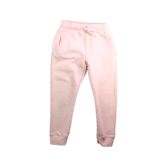 A Pink Sweatpants from Seed in size 6T for girl. (Front View)