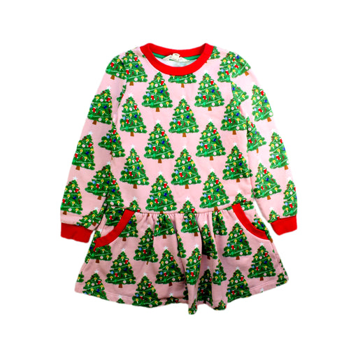 A Green Long Sleeve Dresses from Boden in size 7Y for girl. (Front View)