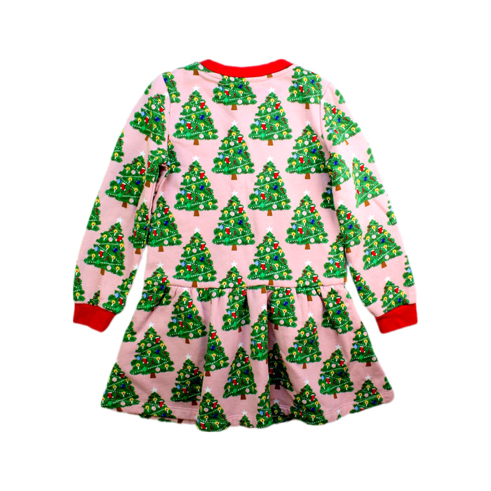 A Green Long Sleeve Dresses from Boden in size 7Y for girl. (Back View)