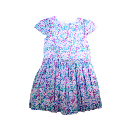 A Multicolour Short Sleeve Dresses from Jacadi in size 8Y for girl. (Front View)