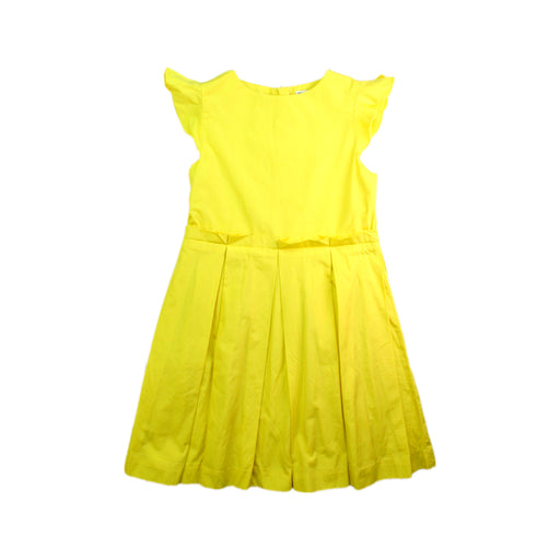 A Yellow Sleeveless Dresses from Jacadi in size 8Y for girl. (Front View)