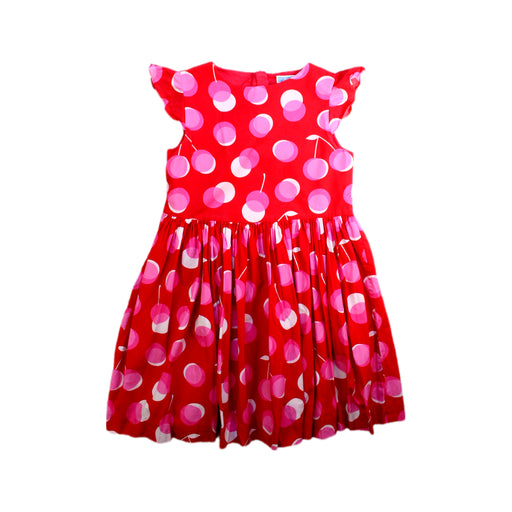 A Red Sleeveless Dresses from Jacadi in size 8Y for girl. (Front View)