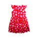A Red Sleeveless Dresses from Jacadi in size 8Y for girl. (Back View)