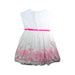 A White Short Sleeve Dresses from Jacadi in size 8Y for girl. (Back View)