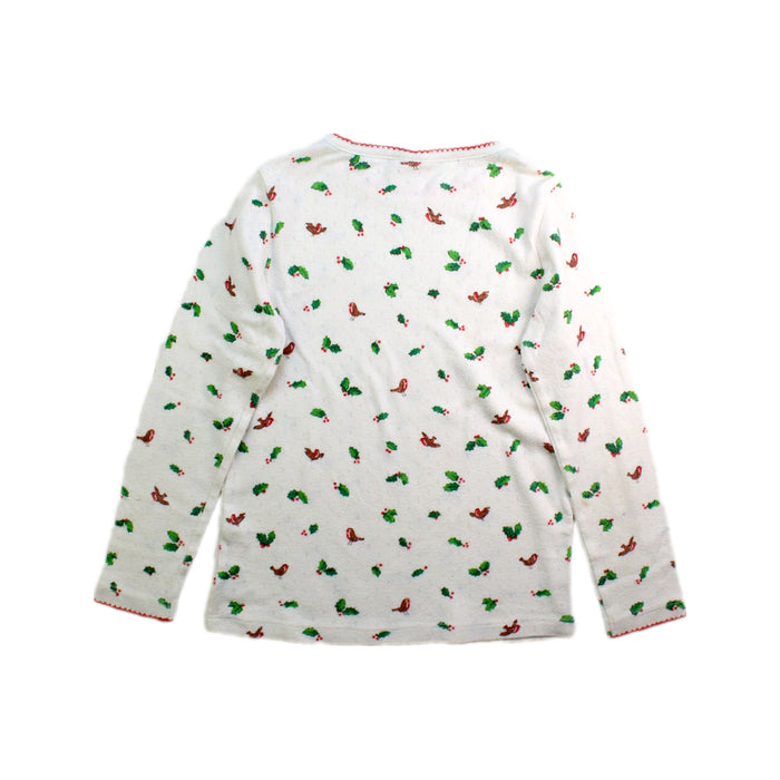 A White Separates from Boden in size 6T for girl. (Back View)