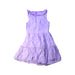 A Purple Sleeveless Dresses from Seed in size 10Y for girl. (Back View)