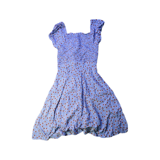 A Blue Short Sleeve Dresses from Seed in size 8Y for girl. (Front View)