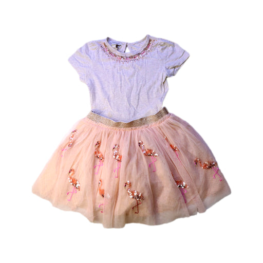 A White Dress Sets from Monsoon in size 3T for girl. (Front View)
