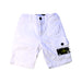A White Shorts from Stone Island in size 2T for boy. (Front View)