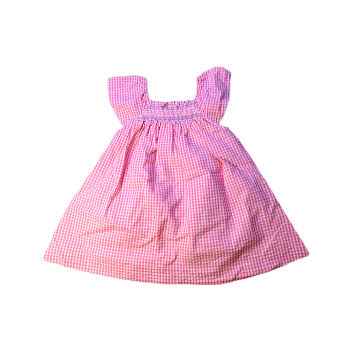 A Pink Sleeveless Dresses from Paz Rodriguez in size 2T for girl. (Back View)