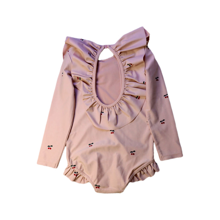 A Peach Rash Guards from Konges Sløjd in size 2T for girl. (Back View)