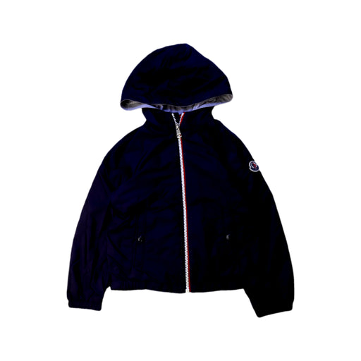 A Navy Lightweight Jackets from Moncler in size 4T for neutral. (Front View)