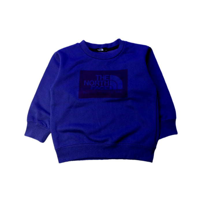 A Blue Crewneck Sweatshirts from The North Face in size 2T for boy. (Front View)