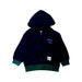 A Navy Hooded Sweatshirts from BEAMS in size 2T for boy. (Front View)
