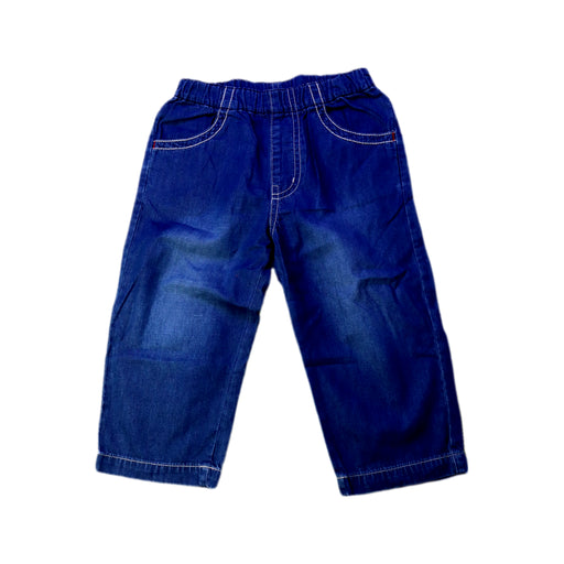 A Blue Jeans from Miki House in size 4T for boy. (Front View)