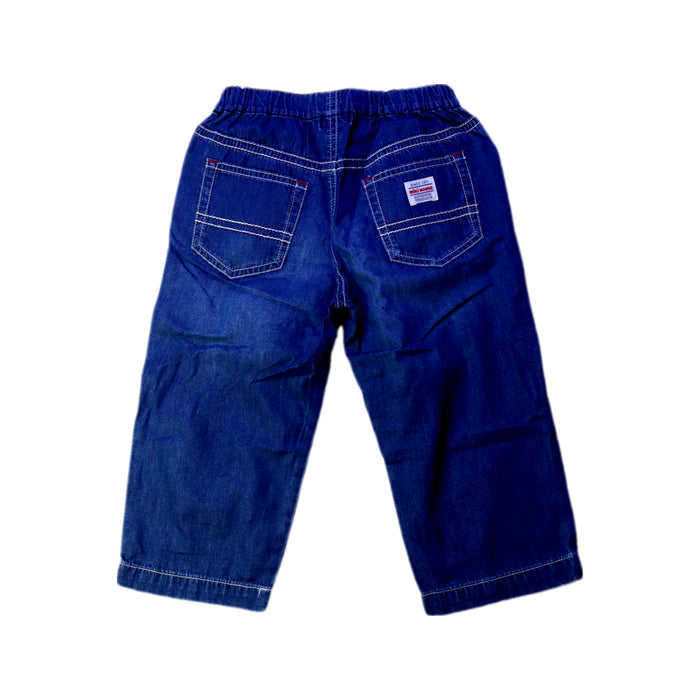 A Blue Jeans from Miki House in size 4T for boy. (Back View)