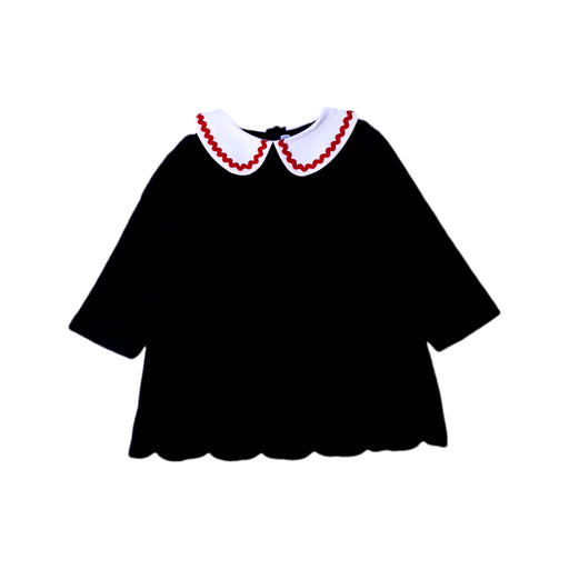 A Black Long Sleeve Dresses from Jacadi in size 2T for girl. (Front View)