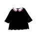 A Black Long Sleeve Dresses from Jacadi in size 2T for girl. (Front View)