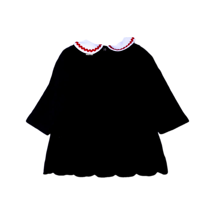 A Black Long Sleeve Dresses from Jacadi in size 2T for girl. (Back View)
