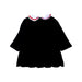 A Black Long Sleeve Dresses from Jacadi in size 2T for girl. (Back View)