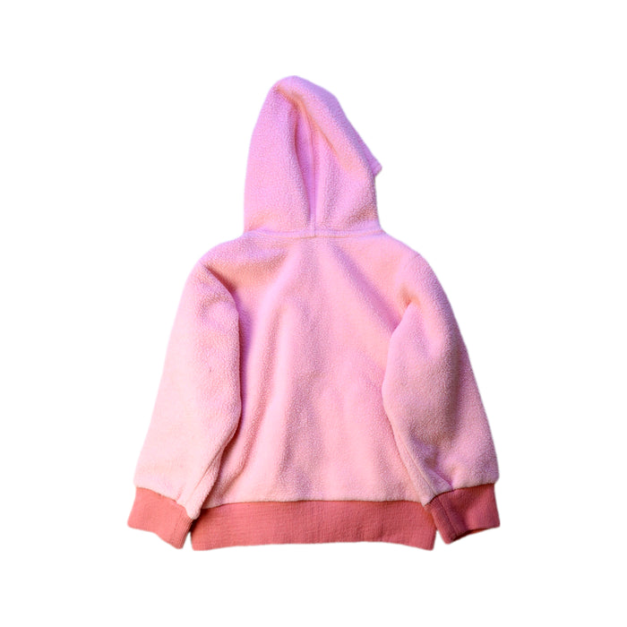 A Pink Hooded Sweatshirts from Patagonia in size 2T for girl. (Back View)