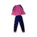 A Navy Pyjama Sets from Petit Bateau in size 6T for boy. (Back View)