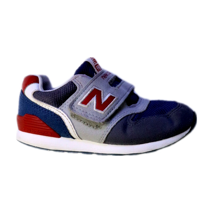 A Blue Sneakers from New Balance in size 3T for neutral. (Front View)