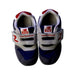 A Blue Sneakers from New Balance in size 3T for neutral. (Back View)