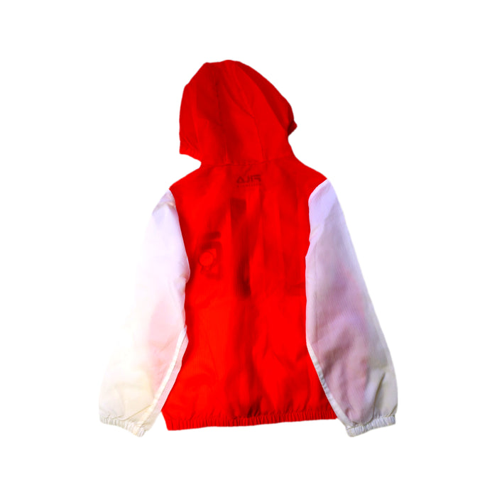 A Red Lightweight Jackets from Fila in size 5T for boy. (Back View)
