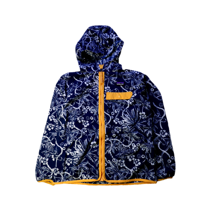 A Navy Rain Jackets from Patagonia in size 10Y for boy. (Front View)