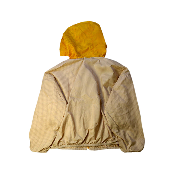 A Yellow Lightweight Jackets from Nike in size 8Y for boy. (Back View)