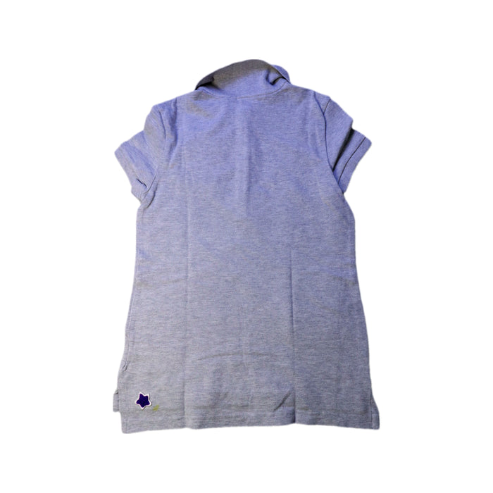 A Grey Short Sleeve Polos from Polo Ralph Lauren in size 8Y for girl. (Back View)
