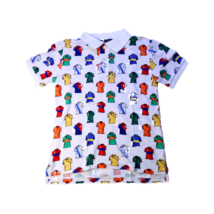 A Multicolour Short Sleeve Polos from Polo Ralph Lauren in size 8Y for boy. (Front View)