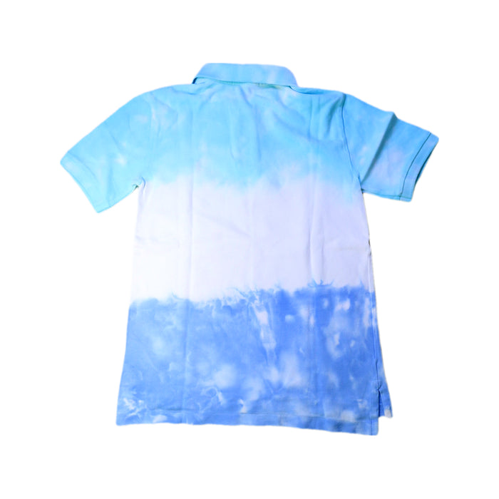 A Blue Short Sleeve Polos from Polo Ralph Lauren in size 8Y for boy. (Back View)