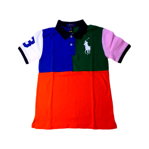 A Multicolour Short Sleeve Polos from Polo Ralph Lauren in size 8Y for boy. (Front View)
