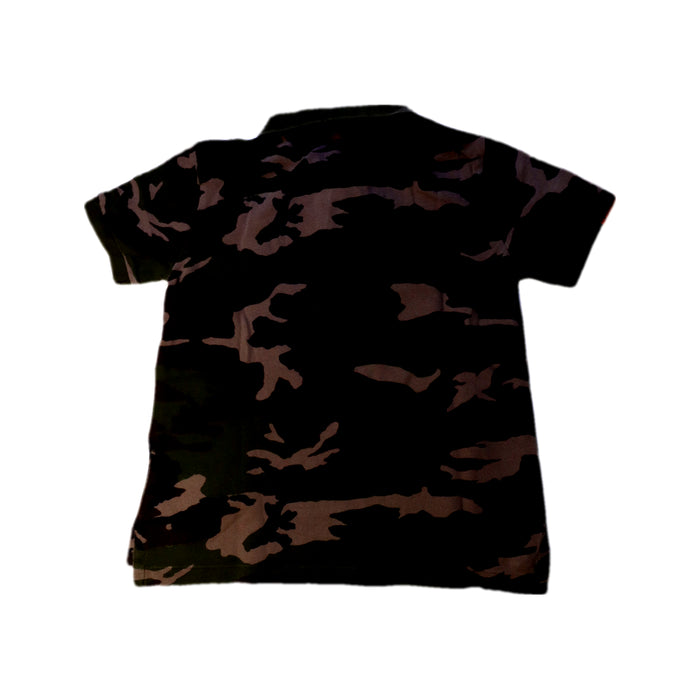 A Brown Short Sleeve Polos from Polo Ralph Lauren in size 7Y for boy. (Back View)