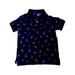 A Navy Short Sleeve Polos from Polo Ralph Lauren in size 7Y for boy. (Front View)