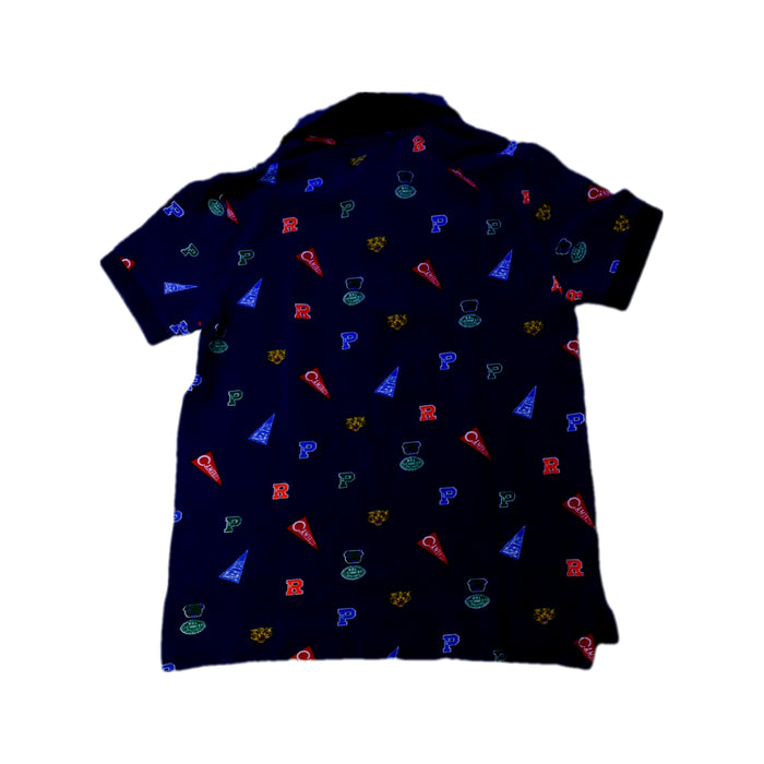 A Navy Short Sleeve Polos from Polo Ralph Lauren in size 7Y for boy. (Back View)